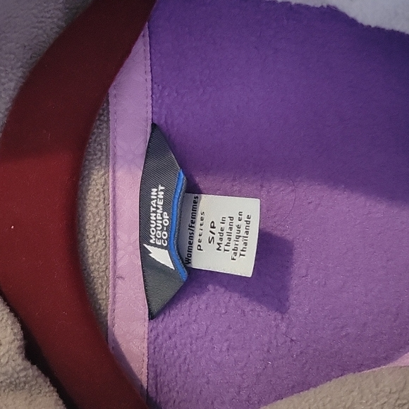 Mountain Co op lilac fleece jacket - Picture 2 of 8